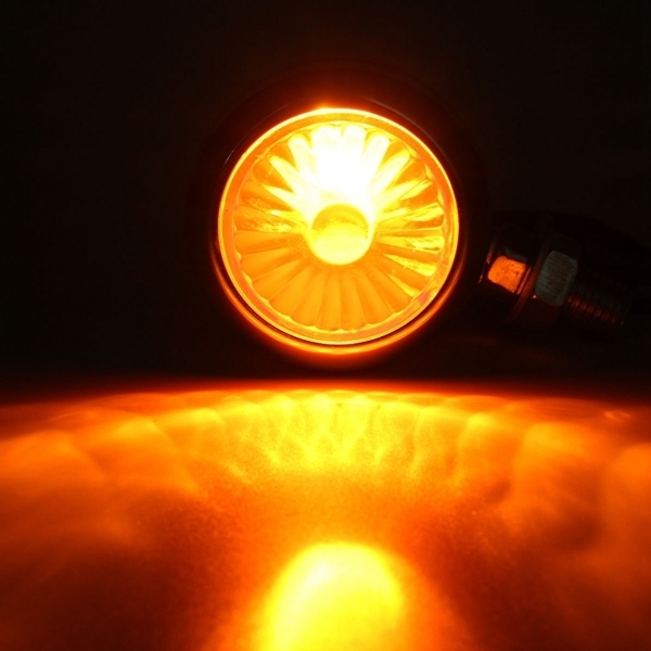 Paar 12V Motorrad Blinker Kontrollleuchte Lampe für Harley