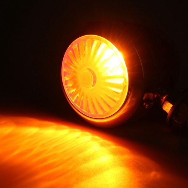 Paar 12V Motorrad Blinker Kontrollleuchte Lampe für Harley