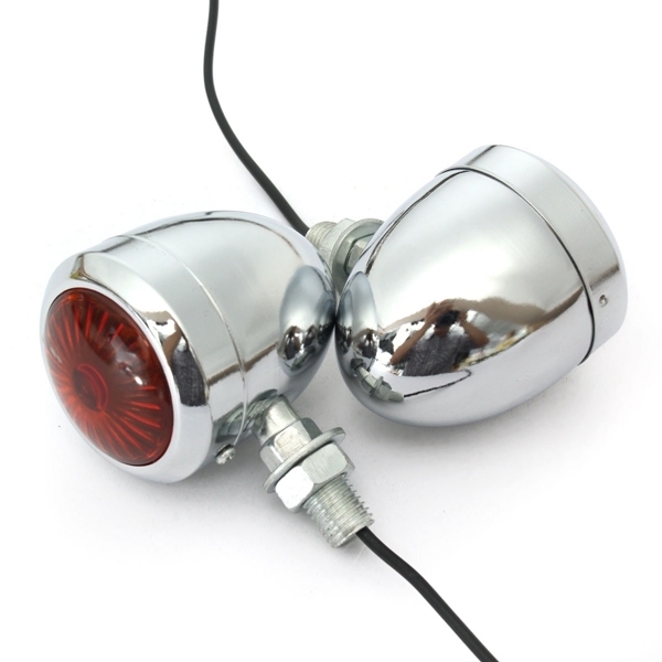 Paar 12V Motorrad Blinker Kontrollleuchte Lampe für Harley