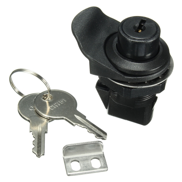 Latch Druckknopf mit Schlüssel für Motorrad Boot Tür Gloveboxes Schloss
