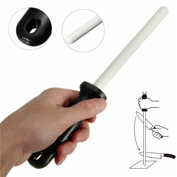 275mm Aluminiumoxid Keramik Schärfer Rod Wetzstein Stick Whetstone