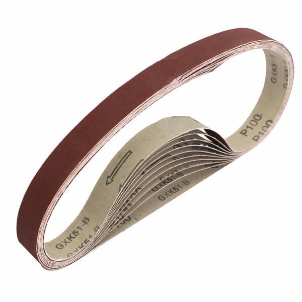 10pcs 760x25mm 100 Grit Schleifbänder Schleifschleifpapier