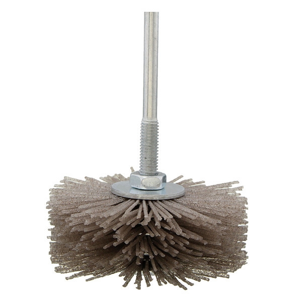 6mm Schaft 80 Grit Schleifscheibe Pinsel Holzverarbeitung Polierscheibe