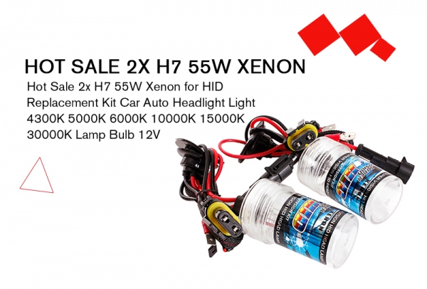 HID Bi-Xenon-Kit dünne digitale Drossel-Umwandlungs-Birnen-Lichter H7 12V 55W