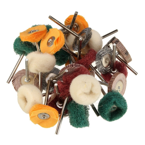 30pcs Polierscheibe Polierpad Pinsel Set für Präzisionswerkzeuge