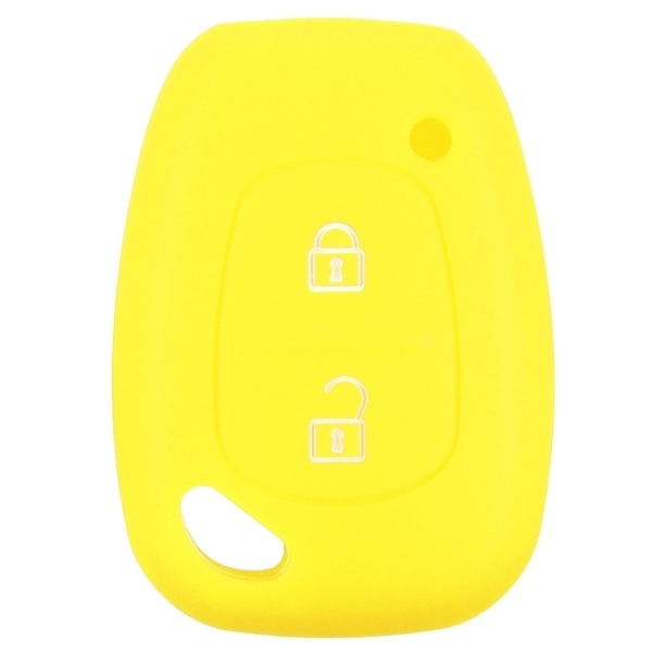 2 Taste Soft Silikon Smart Schlüsselanhänger Fall Abdeckung für Renault Kangoo Master Trafic