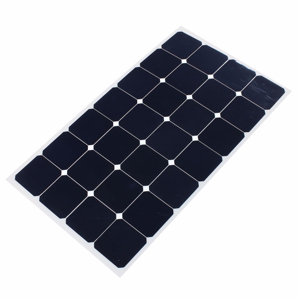 80W 12V 880mm x 540mm x 2.5mm Photovoltaik halb flexible Solar Platte mit 3M Kabel