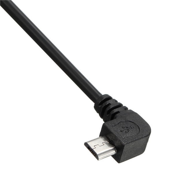 90 Grad Rechter Engel OTG Micro USB B Mann zum USB 2.0 Frau Daten Gebühren Kabel Adapter