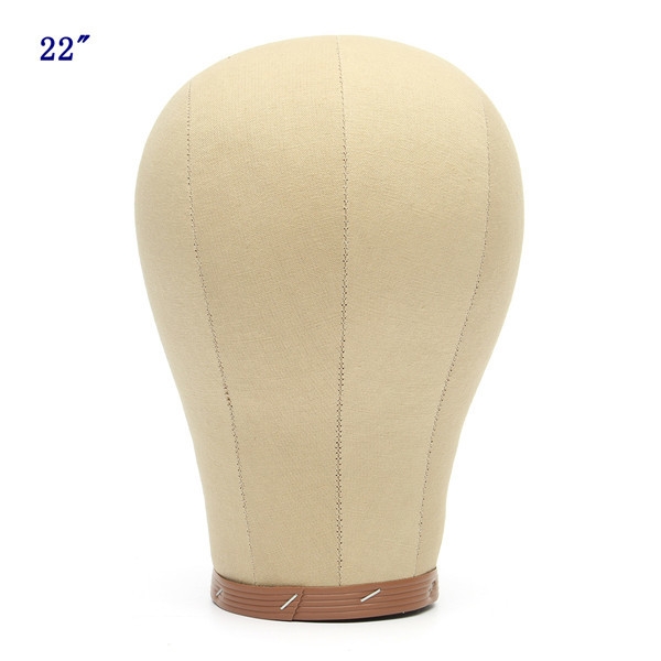 Segeltuch Korken Mannequin Kopf Modell Hut Anzeigen Haar Perücke Halter 3 Größe zum zu wählen
