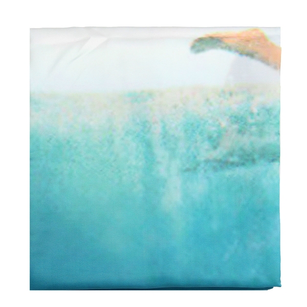 150x180cm Haifisch Muster wasserdichtes Polyester Duschvorhang Badezimmer Dekor mit 12 Haken