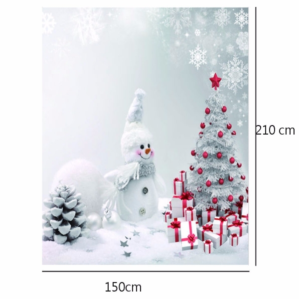 Vinyl Weihnachtsbaum Schneemann Weihnachtsgeschenk Fotografie Hintergrund Kulisse