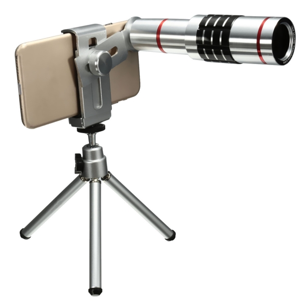 18X Univesal Handy Teleobjektiv TelescopE-Montage Stativ für Handy