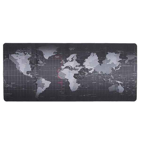 900x400x2mm große Größen Weltkarte Mausunterlage für Laptop Computer
