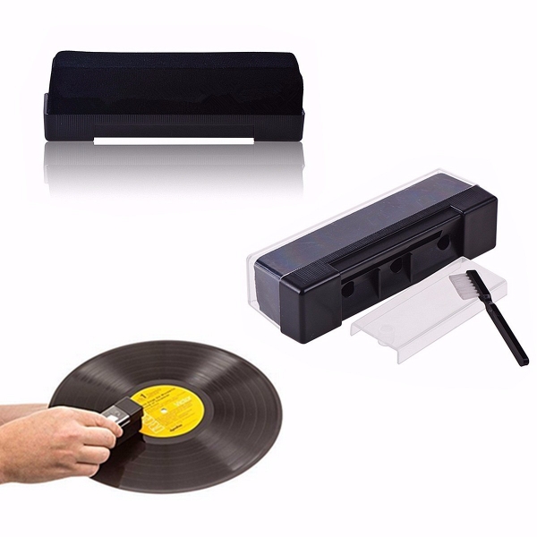 Rekordreinigungsset Samtbürste Stylus Cleaner Anti Dirt Staubbürste Schwarz