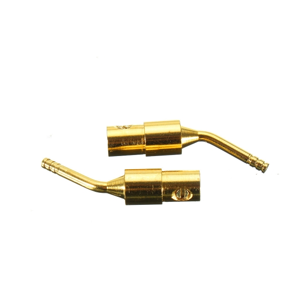 2mm vergoldet Bananenkopf Bend-Pin-Stecker Lautsprecheranschluss Lautsprecherkopf