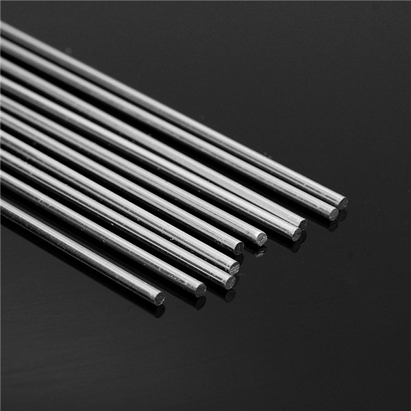 10pcs 2.4mm x 450mm Aluminium-Niedertemperatur-Schweißen Lötstangen Aluminium-Schweißdraht
