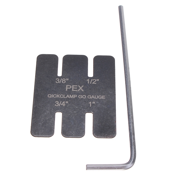4Pcs PEX Rohr-Klemmplatte-Befestigungs-Werkzeug-Zangen-Bremssattel-Schlüssel für 3/8 Zoll bis 1 Zoll Klemme