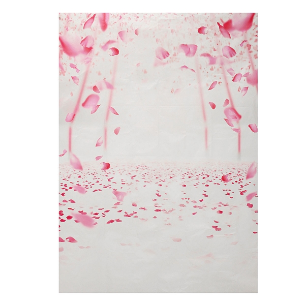 5x7FT Vinyl rosa Blume Fotografie Hintergrund Foto Hintergrund Prop