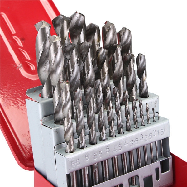 38pcs 1-13mm HSS-Spiralbohrer-Satz mit Fall
