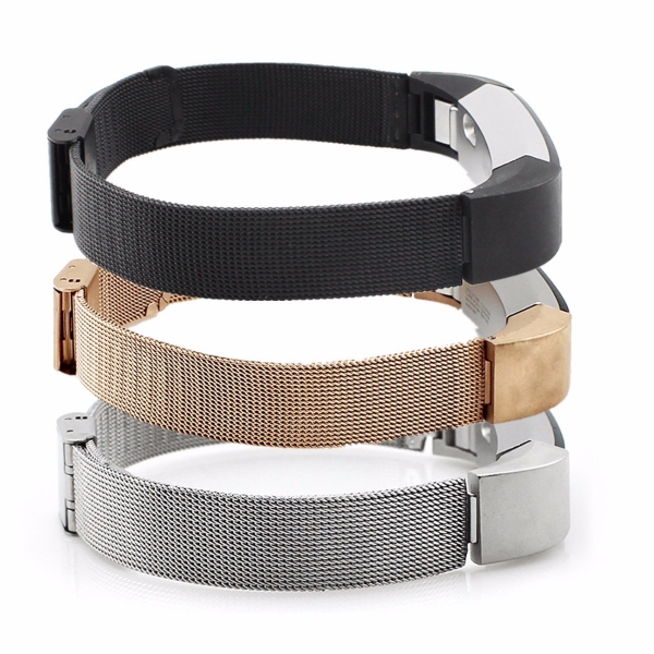 Edelstahluhr Band Metall Mesh Strap Für Fitbit Alta