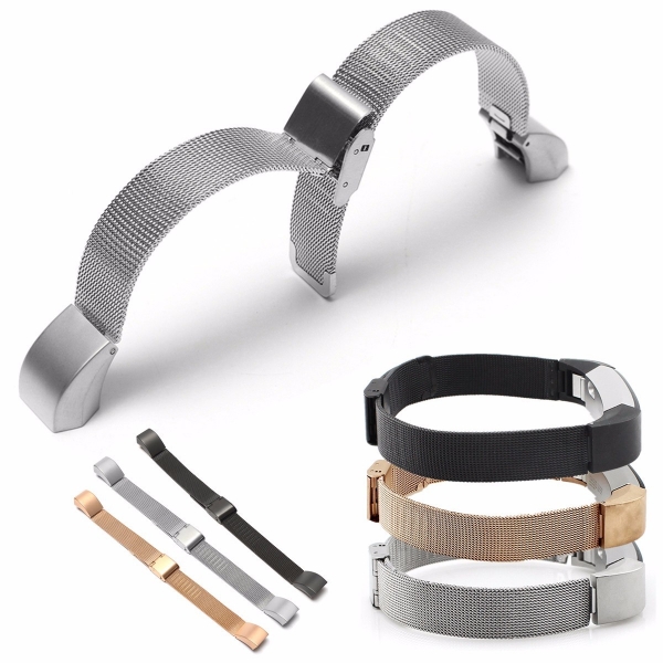 Edelstahluhr Band Metall Mesh Strap Für Fitbit Alta