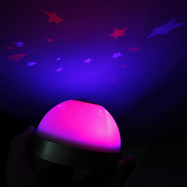LED Laserkinoprojektor 3 leichter Farbennachtwecker