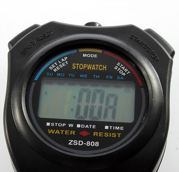 Chronograph Digital Timer Stoppuhr Zähler Armbanduhr