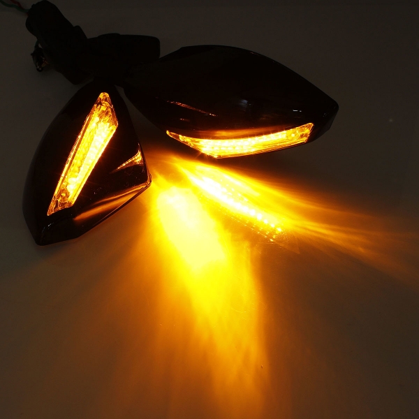 Motorrad LED Blinker Seitenspiegel 180 Grad einstellbar für Honda CBR600 F4 F4i 900 929 954 RC51