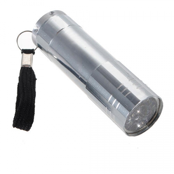 9 LED Taschen-Aluminiumfackel-Taschenlampe-kampierende helle Lampe AAA