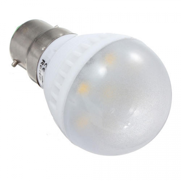 B22 2.5W Warmweiß 7 SMD 5050 LED-Glühlampe-Lampe 110-240V