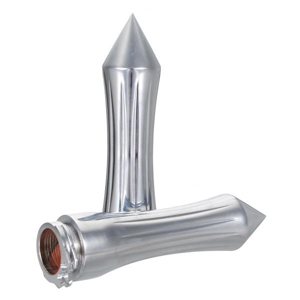 Motorrad-Spike-Chrom Lenkergriffe moto 7/8