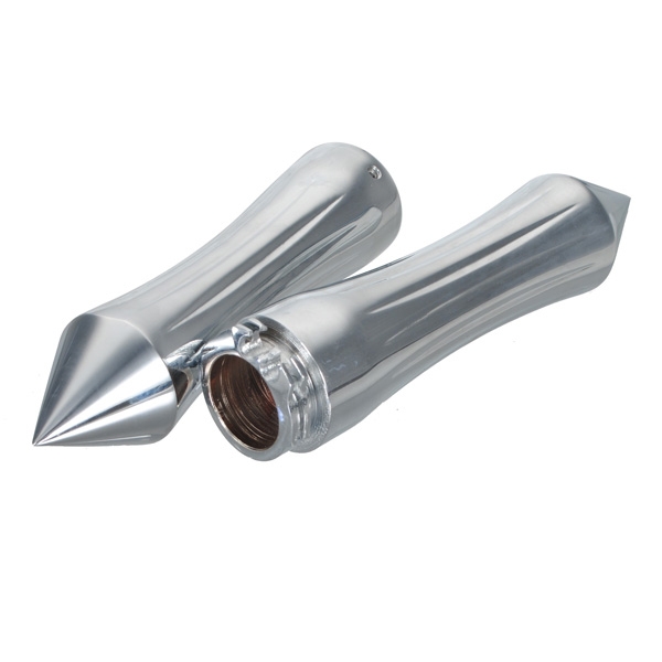 Motorrad-Spike-Chrom Lenkergriffe moto 7/8