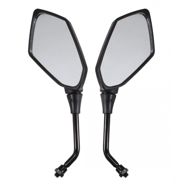 10mm Universal Diamant  Motorrad Schwarz  Rückspiegel