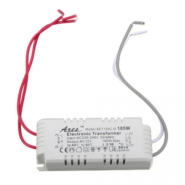 Halogenlicht LED elektronischer Trafo 105W 12V 220V-240V
