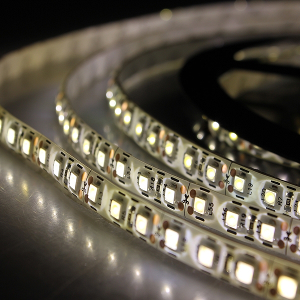 5M 600 LED 3528 wasserdichtes warmes weißes flexibles Streifenlicht 12V