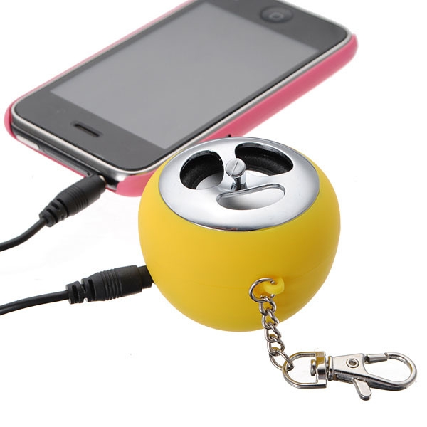 3.5mm MINI USB beweglicher Lautsprecher LED Licht für iPod MP3 MP4 PC
