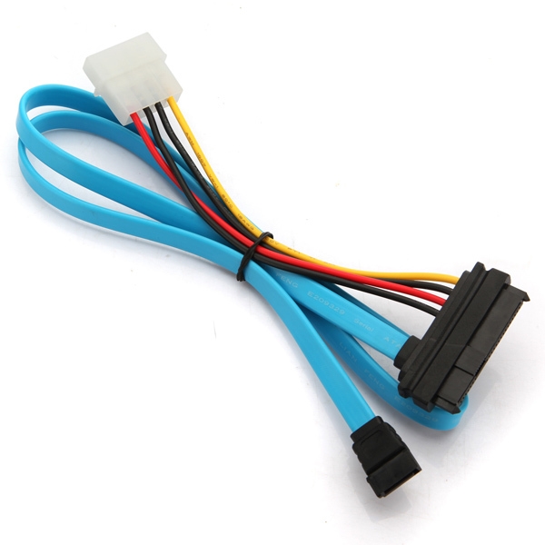 7-Pin SATA Serial ATA bis 29 pin und 4 Pin Stecker Netzkabel SAS