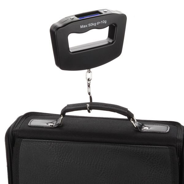 Honana 50kg / 10g Portable LCD Digital Fisch hängende Gepäck Gewicht elektronische Hakenwaage