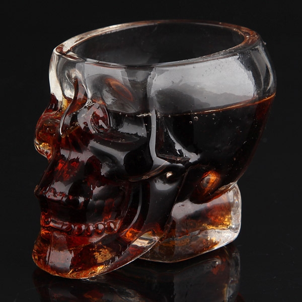 Neue Kristallschädel-Kopf-Wodka-Whisky-Schuss-Glasschalen-trinkende Waren für Hauptstab