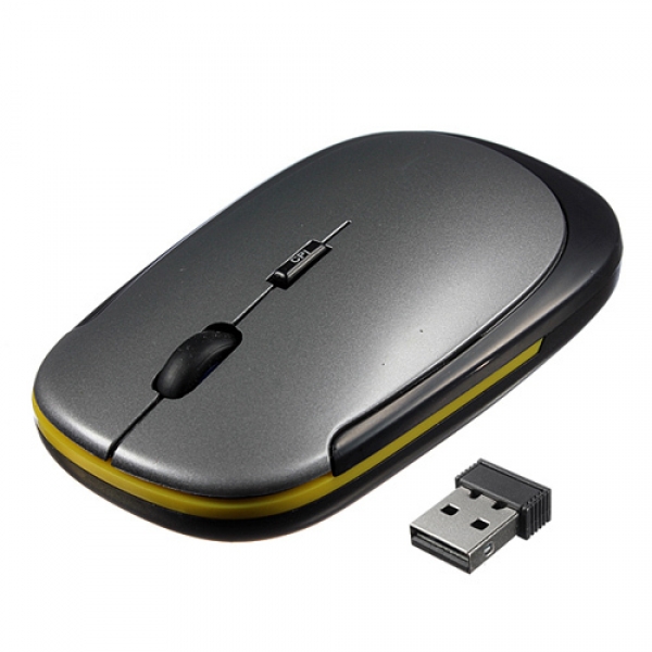 2.4GHz ultra dünne USB-drahtlose optische Maus für PC Laptop
