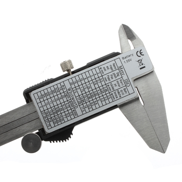 DANIU 6 Zolle 150mm elektronisches Mini Digital Messschieber Micrometer Guage Lineal