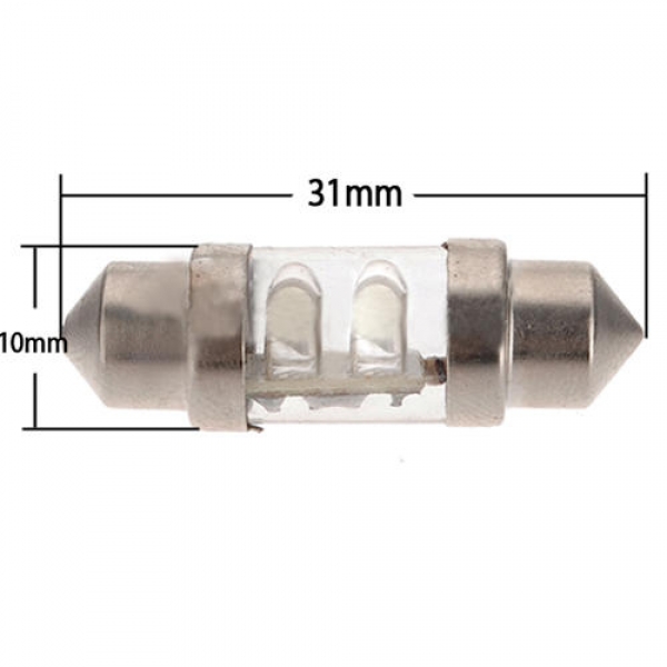 31 Mm 4smd Innenkuppelngirlande LED hellweiße Kuppel lesend