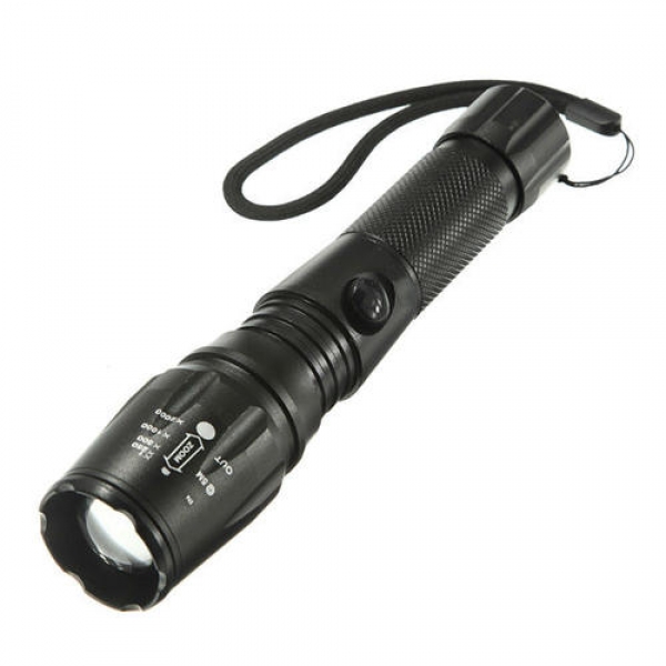 XM-L T6 1800LM Zoomable LED Taschenlampe 18650