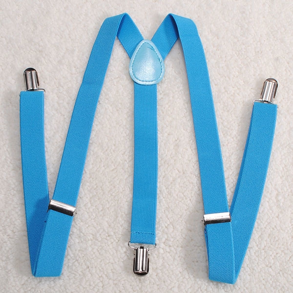 Kinder Kinder verstellbare elastische Hosenträger Hosenträger Y Rücken Neon UV Strap Clip-on Gürtel