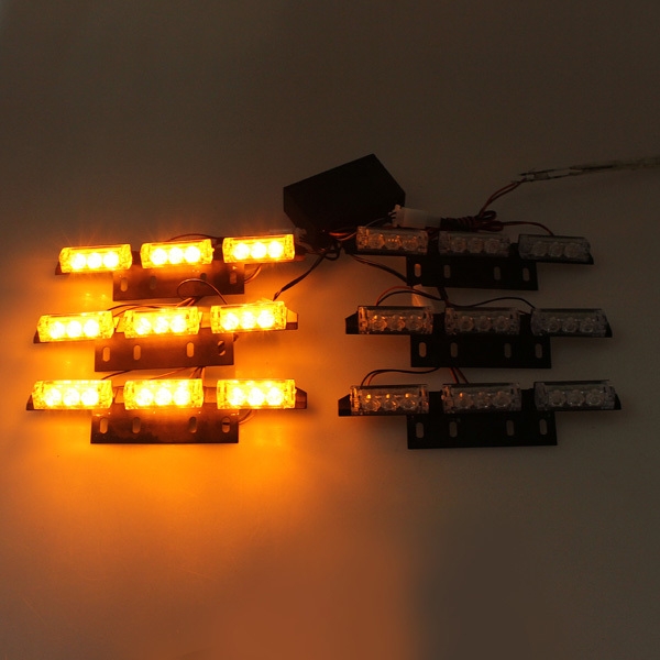 54 LED Autoröhrenblitz beleuchtet Light Für Notfall vorderen Grill / Plattform