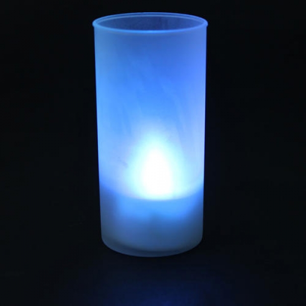 Romantische flammenlose Schlag Ton Sensor LED Candle Teelicht