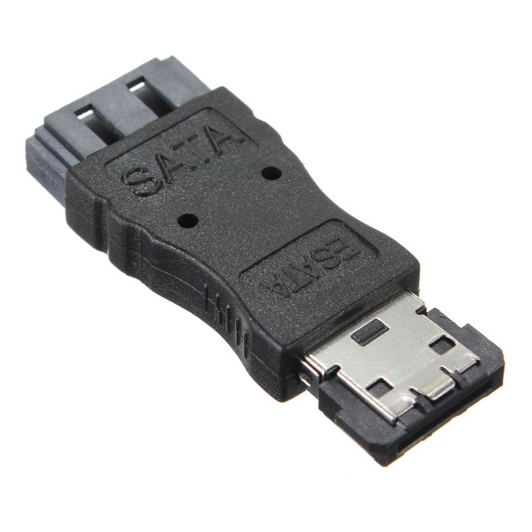 SATA Kupplung zu eSATA Stecker Adapter Konverter HDD Festplatte