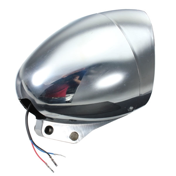 6 3/4inch Motorcycle Chrome Headlight for Harley Davidson Chopper