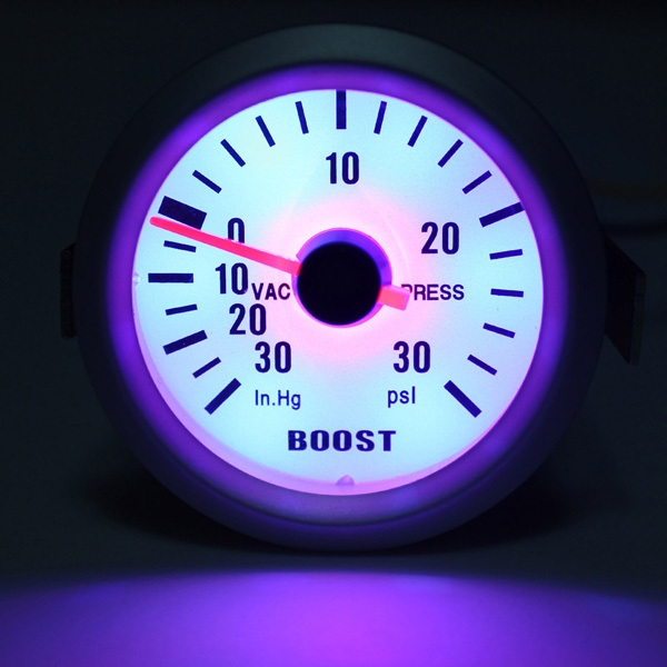 Autoauto mechanisches Zunahmenvakuum misst Autometer ultra-lite Silber