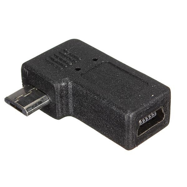 USB 2.0 5p Mikromann zum weiblichen Mini recht biegt Adapter um